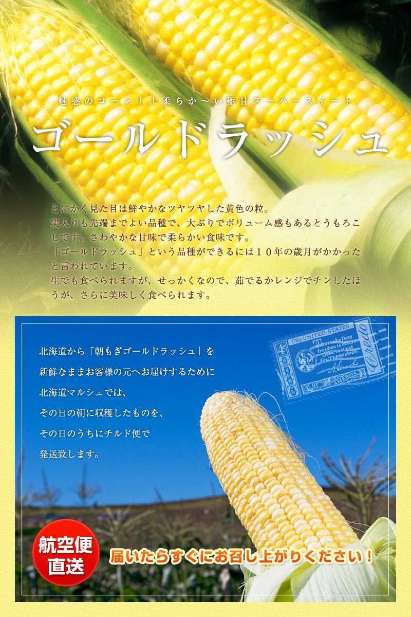 とうもろこし ゴールドラッシュ