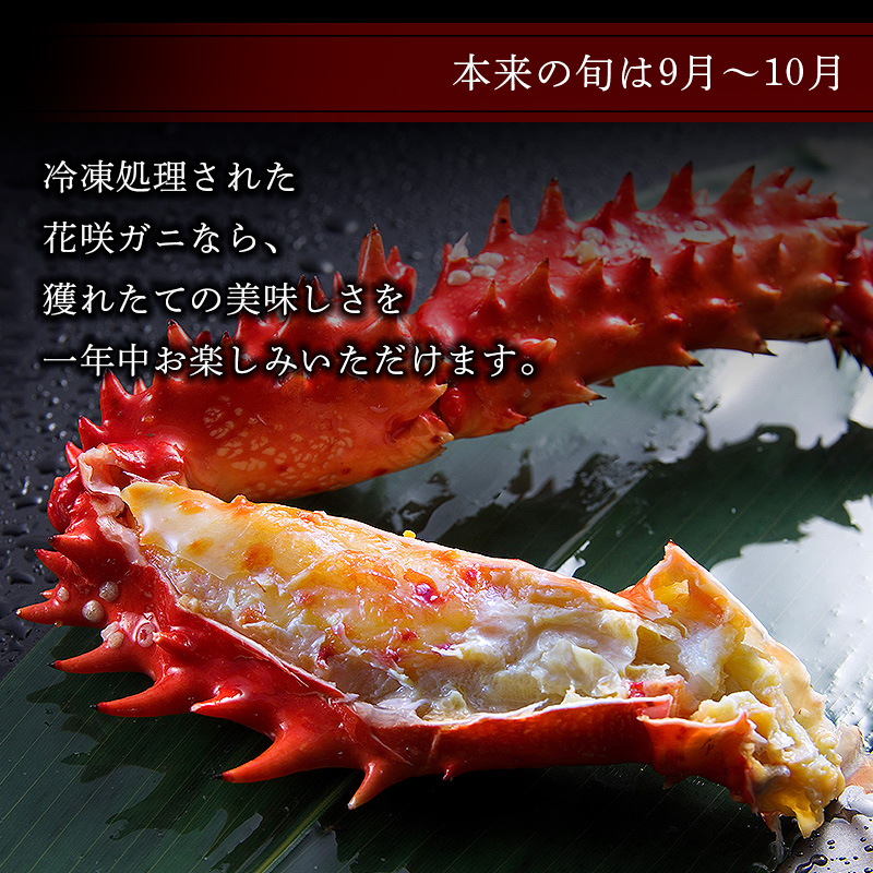 花咲ガニ 800g前後 1尾/2尾