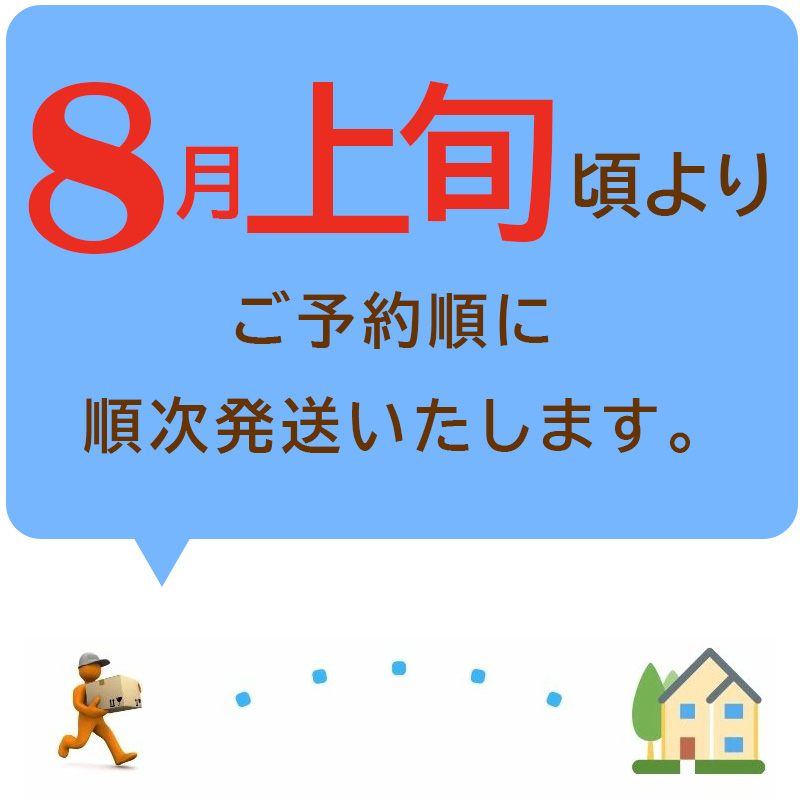 8月上旬発送