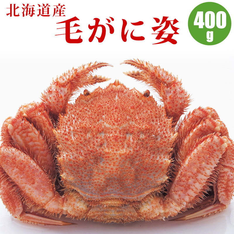 北海道産冷凍ゆで毛ガニ400g×4 毛がに 400g×2尾 北海道産ボイル毛ガニ 400g×2尾 茹でたて 濃厚 味わい