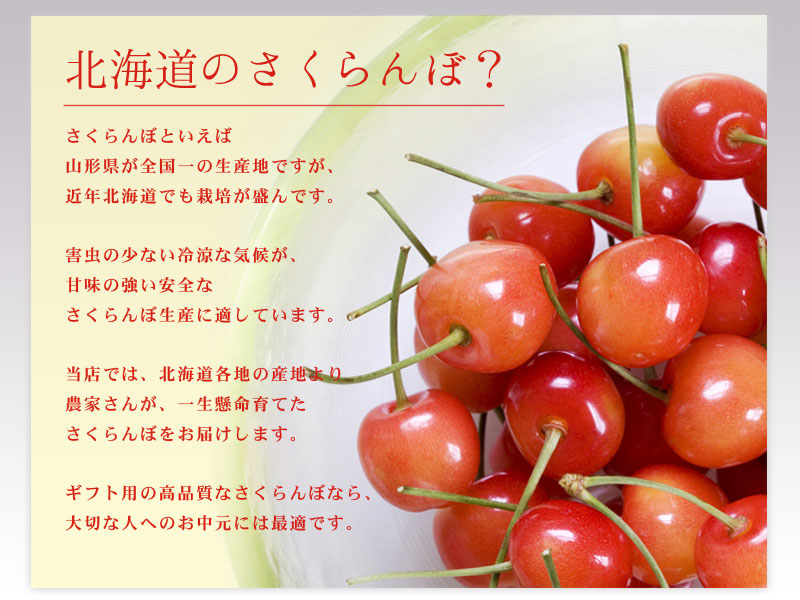 さくらんぼ 佐藤錦